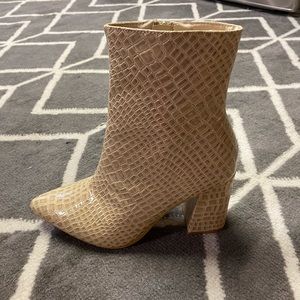 Boohoo crocodile sock boot